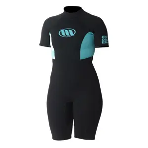 Girls' surf shorty wetsuit West 2/2 Enforcer Back-Zip
