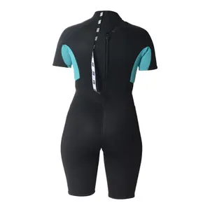 Girls' surf shorty wetsuit West 2/2 Enforcer Back-Zip image-1