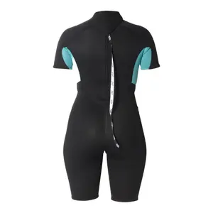 Girls' surf shorty wetsuit West 2/2 Enforcer Back-Zip image-3