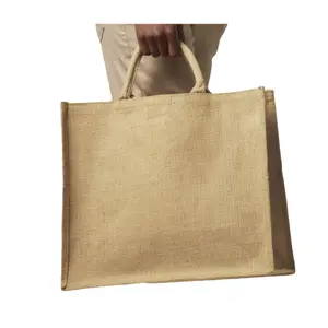 Jumbo jute shopping bag Westford Mill image-0