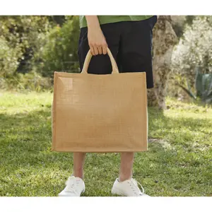 Jumbo jute shopping bag Westford Mill image-1