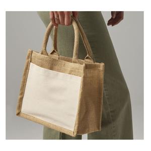Small jute tote bag for women Westford Mill image-1