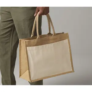Jute tote bag Westford Mill image-1