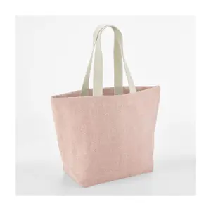 Jute beach bag Westford Mill Soft Washed image-1