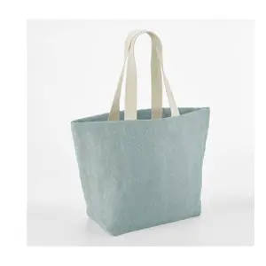 Jute beach bag Westford Mill Soft Washed image-1
