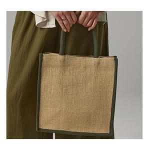 Small jute shopping bag for women Westford Mill image-1
