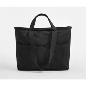 Double pocket cargo tote bag Westford Mill image-1
