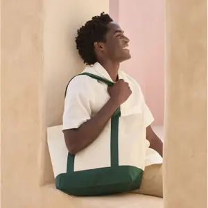 Tote bag Westford Mill Earthaware® Organic Varsity image-2