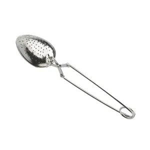 Oval stainless steel tea spoon Westmark
