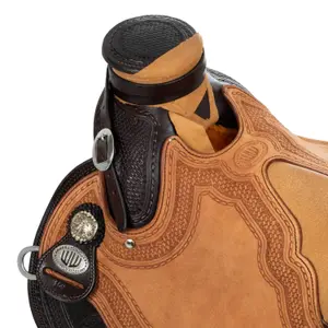 Western saddle for horse with reversed natural edge Westwood Ladywade image-2