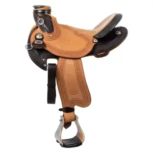 Western saddle for horse with reversed natural edge Westwood Ladywade image-1