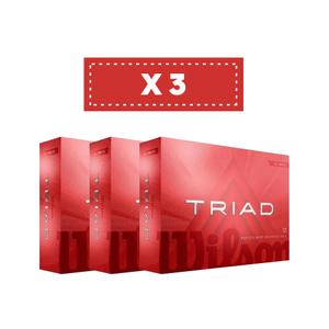 Set van 3 golfballen Wilson Triad