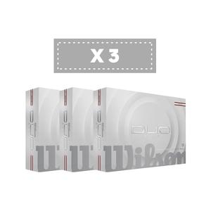 Set van 3 golfballen Wilson Duo Soft