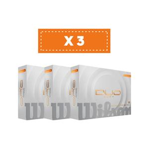 Set van 3 golfballen Wilson Duo Soft