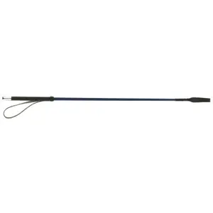 Gevlochten nylon rijzweep voor paarden Whip & Go image-0