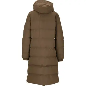 Women's long hooded down jacket Whistler Abella image-1