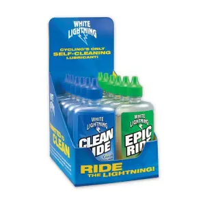 Set mit 12 Schmiermitteln White Lightning Clean Ride 4oz image-0