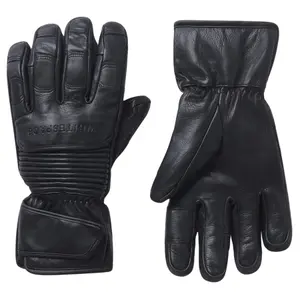 Leather ski gloves Whitespace