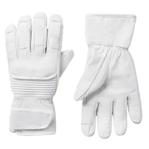 Leather ski gloves Whitespace