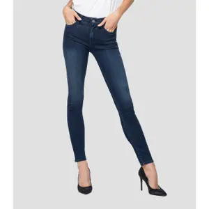 Damskie wysokie jeansy skinny Replay waist 99 Luzien image-0