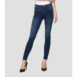 Damskie wysokie jeansy skinny Replay waist 99 Luzien image-1