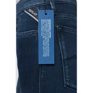 Damskie wysokie jeansy skinny Replay waist 99 Luzien image-4
