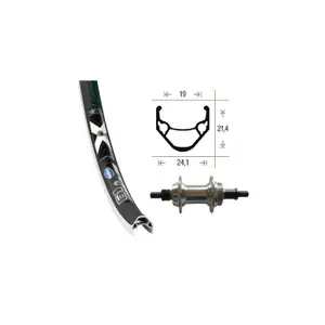 Ruota posteriore con vite Wiener Winora X-Star 19 36 Tr. 135