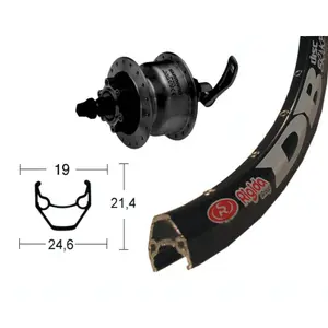 Roue de vélo à vis dinamo Wiener Winora RIG.ZAC 2000 DIS. DH3D30 image-0