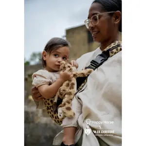 Cheetah plush toy Wildride Happy Horse image-1