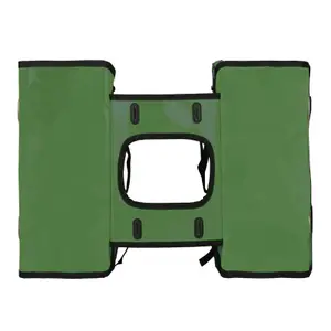 Doppelte Gepäckträgertasche aus beschichtetem Canvas Willex 30 L image-1