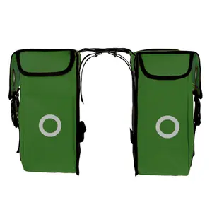 Doppelte Gepäckträgertasche aus beschichtetem Canvas Willex 30 L image-2