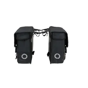 Sacoche porte-bagage double en toile enduite Willex 40 L image-2