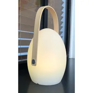 Οβάλ LED επιτραπέζια λάμπα Wilsa Garden Faro image-0