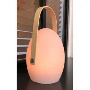 Οβάλ LED επιτραπέζια λάμπα Wilsa Garden Faro image-3
