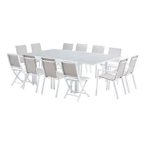 Muebles de jardín de cristal Wilsa Garden White Star T8/12+F8+C4