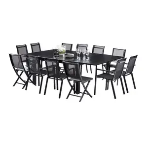 Έπιπλα εξωτερικού χώρου από κρύσταλλο Wilsa Garden Black Star T8/12+F8+C4 image-0