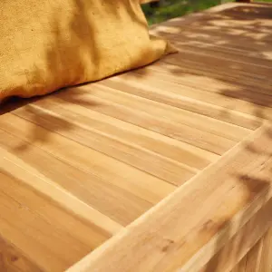 Acacia wood chest bench Wilsa Garden image-3
