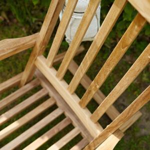 Liegestuhl aus Teakholz Wilsa Garden Dunes image-3