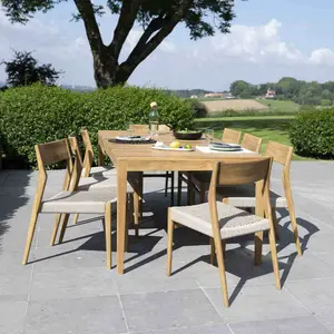 Gartenmöbelset mit 8 Stühlen Wilsa Garden Calvi