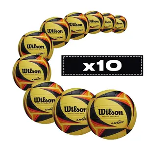Pak van 10 volleyballen Wilson Optx Avp Replica