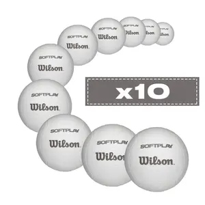 Pak van 10 volleyballen Wilson Soft Play