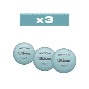 Lote de 3 Balones Wilson AVP Soft Play image-0