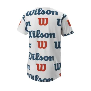 Kinder T-Shirt Wilson All Over Logo Tech image-1