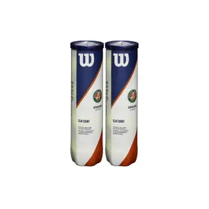 Tube of 4 tennis balls Wilson Roland Garros Clay CT (x2) image-0