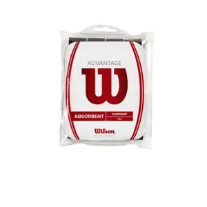 Juego de 12 sobregrips de tenis Wilson Advantage image-0