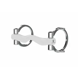 Lifting bit for olive horses with straight barrel and tongue hole Winderen image-0