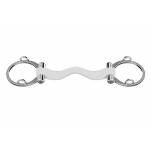 Lifting bit for olive horses with straight barrel and tongue hole Winderen image-1