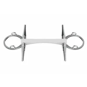 Mors releveur pour cheval à aiguilles à canon droit Winderen Rigid image-0
