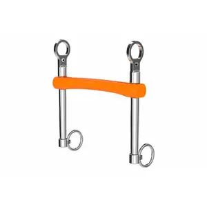 Mors de bride pour cheval à branches longues et à conon droit Winderen Flexi image-0