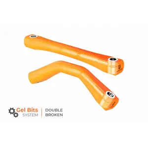 Pedaço de cavalo Pelham com pernas médias e cano reto com dupla ruptura Winderen image-0